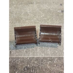 Mini metal Brown bench Village accessory set